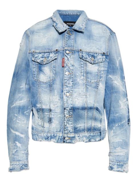 DSQUARED2 distressed denim jacket