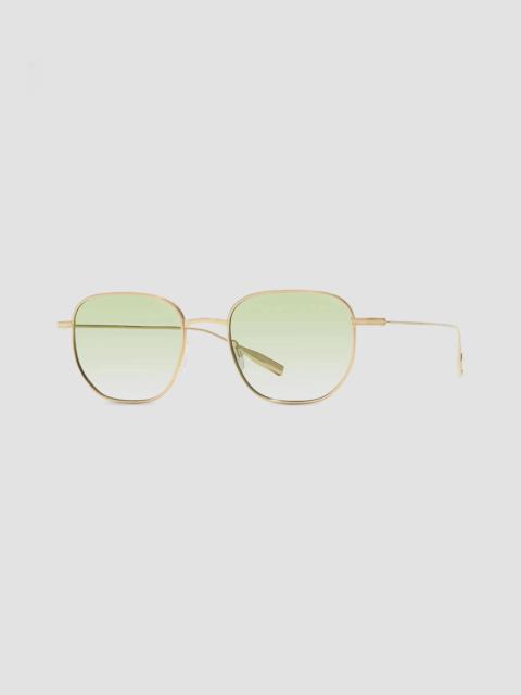 BARTON PERREIRA Men's Revere 50MM Geometric Sunglasses - Gold Mint