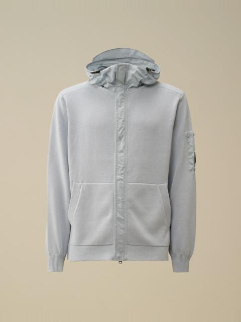 C.P. Company Cotton Mixed Hooded Lens Knit
