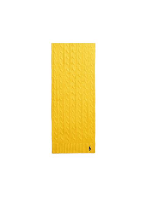 Polo Ralph Lauren cable-knit scarf
