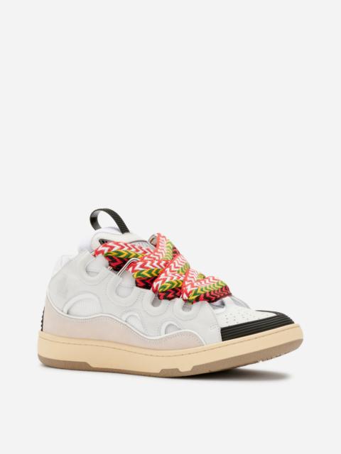 Lanvin LEATHER CURB SNEAKERS