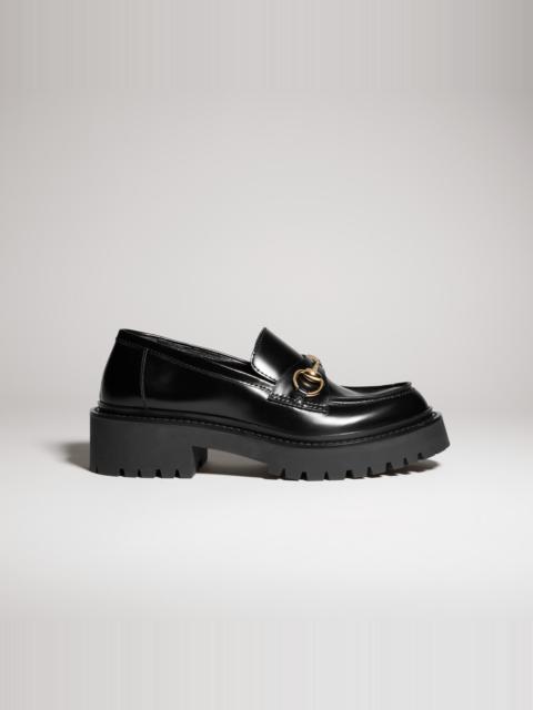 GUCCI Women's loafer with Horsebit and lug sole