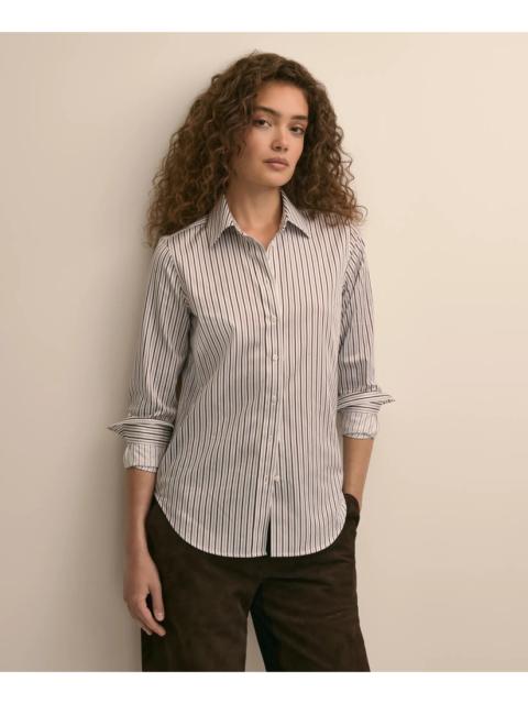 Brooks Brothers Classic Fit Cotton Stripe Dress Shirt