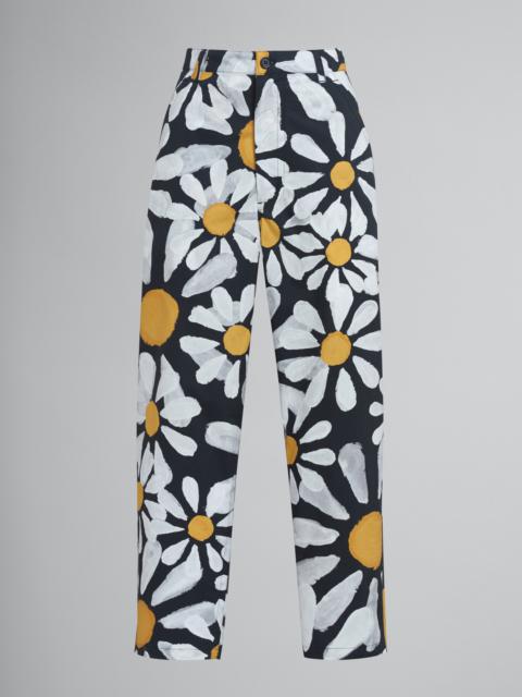 Marni EUPHORIA PRINT POPLIN PANTS