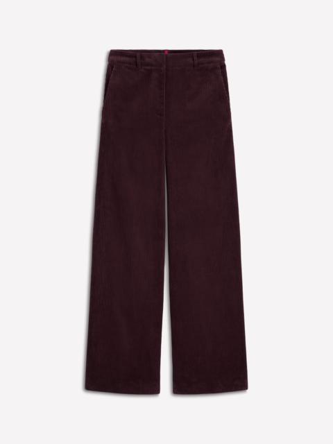 BODEN Belgravia Chunky Cord Pants-Deep Aubergine