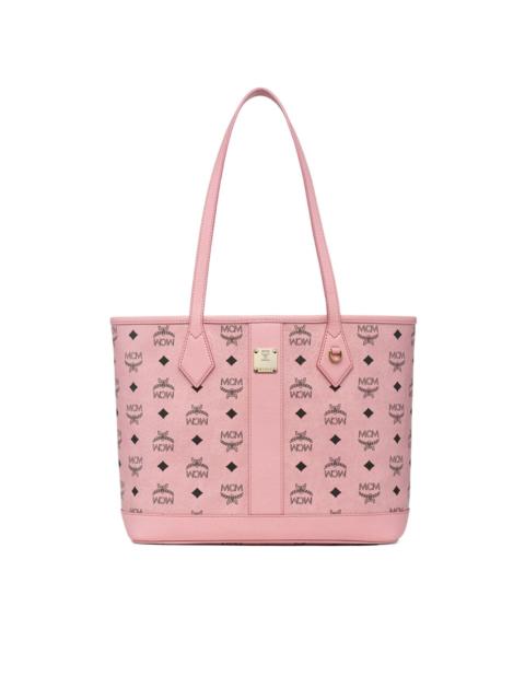 MCM small logo-print tote bag