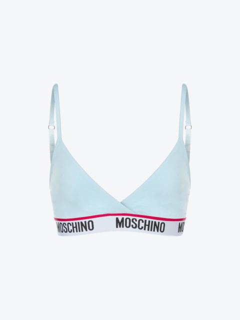 Moschino BAND LOGO TRIANGLE BRA