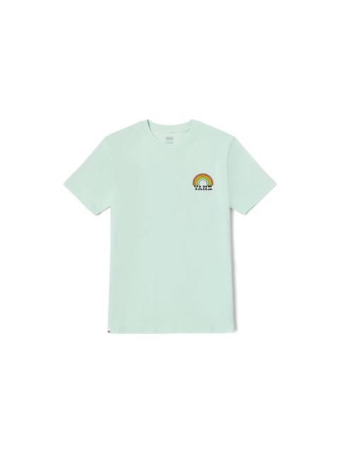 (WMNS) Vans Unicorn Rainbow T-shirt 'Lake Green' VN0008ZNBQC