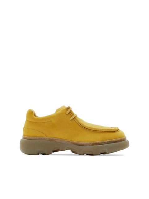 Burberry Creeper suede Derby shoes