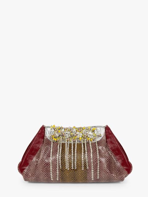 Dries Van Noten LEATHER CROSSBODY CLUTCH BAG