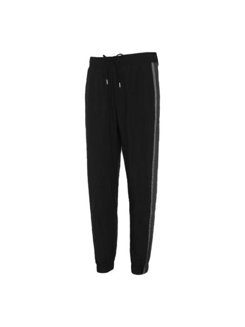 Nike Side Splicing Running Sports Woven Bundle Feet Pants Black CZ9965-010