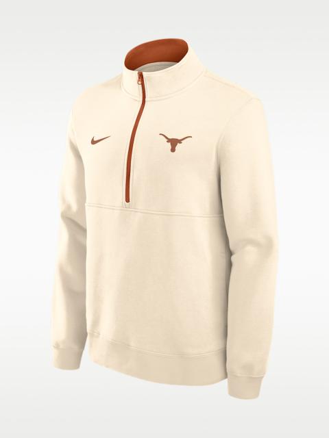 Nike Texas Primetime Primary Logo Men's Nike College 1/2-Zip Crew