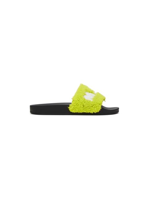 Marni Green Logo Sandals