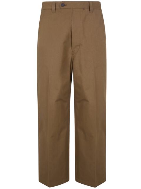 Comme des Garçons Homme Cotton Wide Straight Leg Trousers