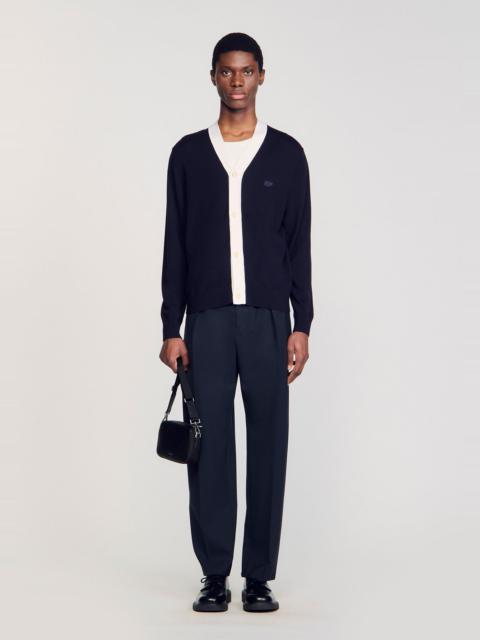 CARDIGAN WITH PATCHES