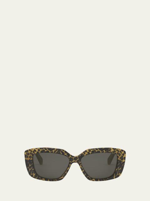 CELINE Triomphe Acetate Butterfly Sunglasses