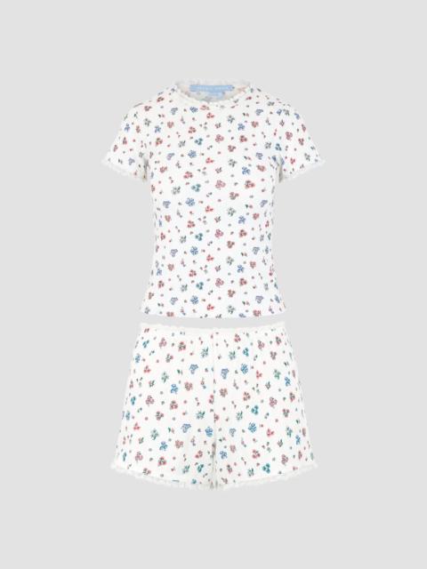 Hill House Home Women's The Coco Pointelle Pajama Set - Winter Posy