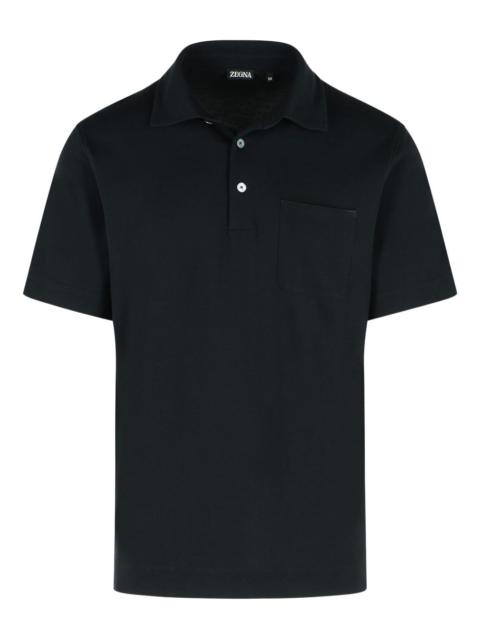 ZEGNA patch-pocket polo shirt