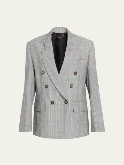 Victoria Beckham Double-Breasted Wool Jacket