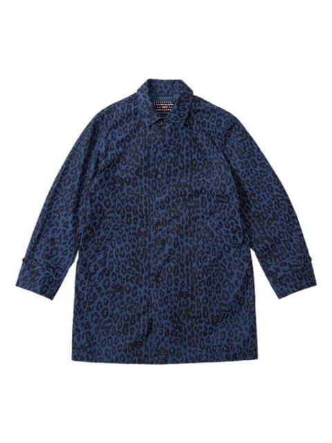 Supreme®/HYSTERIC GLAMOUR Leopard Trench Supreme HYSTERIC GLAMOUR Leopard Trench Blue Men's - SS21 - US