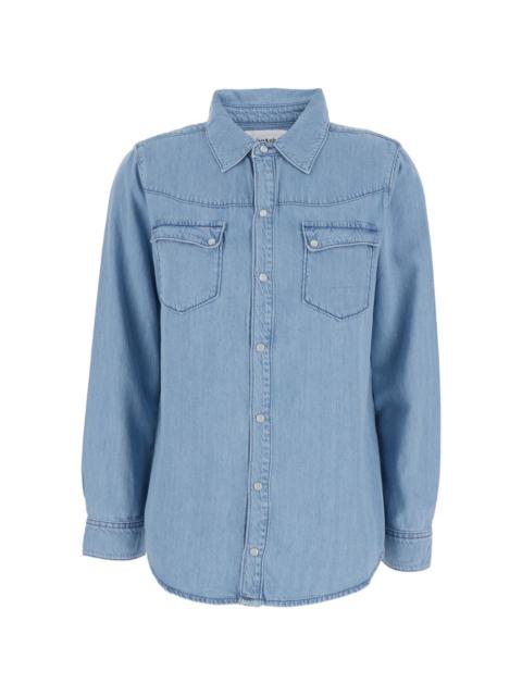ba&sh Adali button-front denim shirt