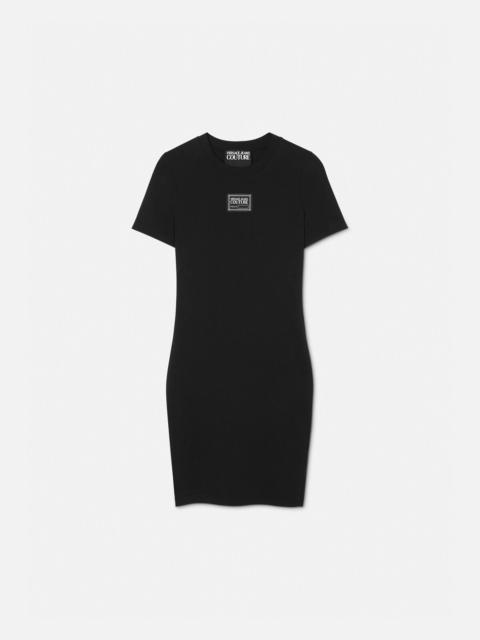 VERSACE JEANS COUTURE Piece Number Logo T-Shirt Dress