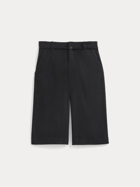 EVERLANE LONG TAILORED SHORT IN STRETCH LINEN
