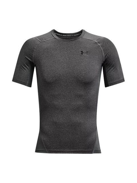 Under Armour Under Armour HeatGear T-Shirt Asia Sizing 'Carbon Heather Black' 1361518-090
