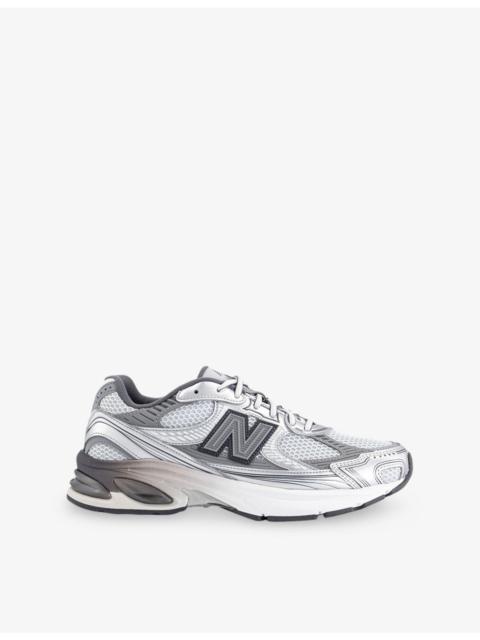New Balance 2010 Mesh and Faux-Leather Trainers