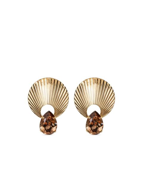Jennifer Behr Luana crystal-embellished earrings