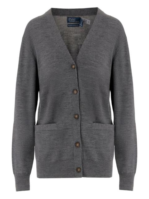 Polo Ralph Lauren button-front patch-pocket cardigan