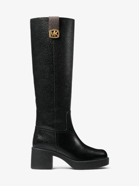 MICHAEL KORS Bryant Leather Platform Boot