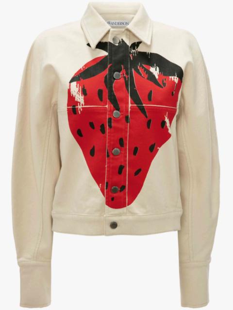 JW Anderson VOLUME SLEEVE STRAWBERRY JACKET