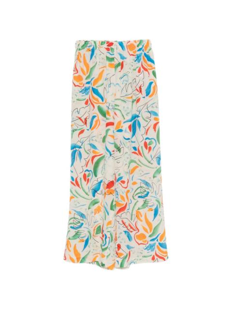 Aspesi abstract-pattern trousers
