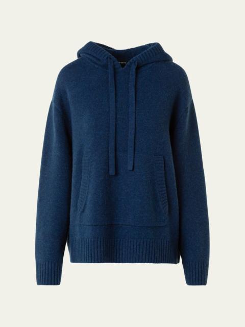 AKRIS Cashmere Knit Oversized Hooded Sweater