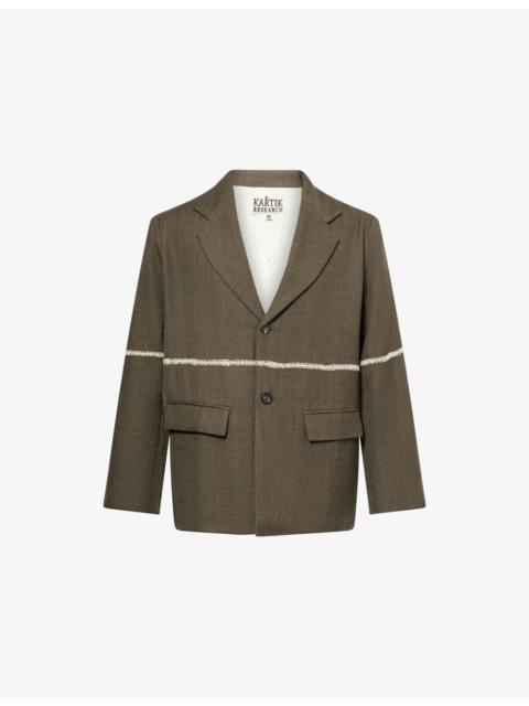 KARTIK RESEARCH Rabari Embroidered Wool Blazer
