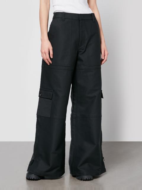 Marc Jacobs Marc Jacobs Cotton-Canvas Wide-Leg Cargo Trousers