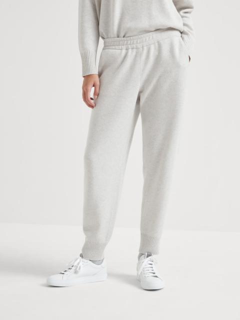 パンツ BOTTEGA VENETA Grey Cashmere Joggers Bottega Veneta Cashmere Jogger Trousers | REVERSIBLE