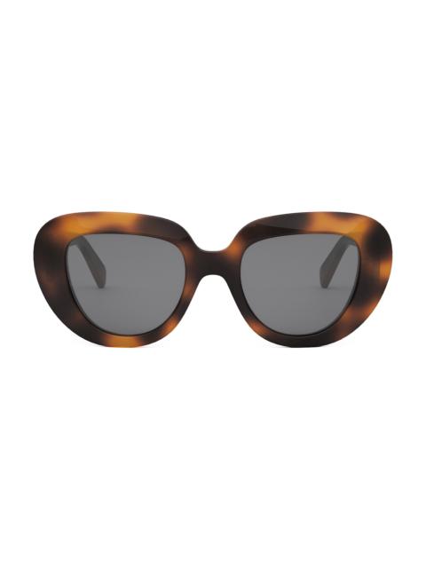 CELINE Women's CELINE 3 Dots 51MM Butterfly Sunglasses - Blonde Havana Grey