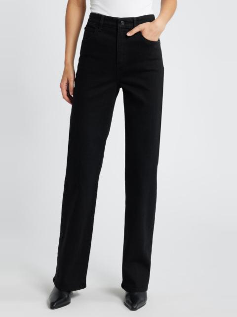 FRAME FRAME The Arrow High Waist Straight Leg Jeans in Smokescreen at Nordstrom