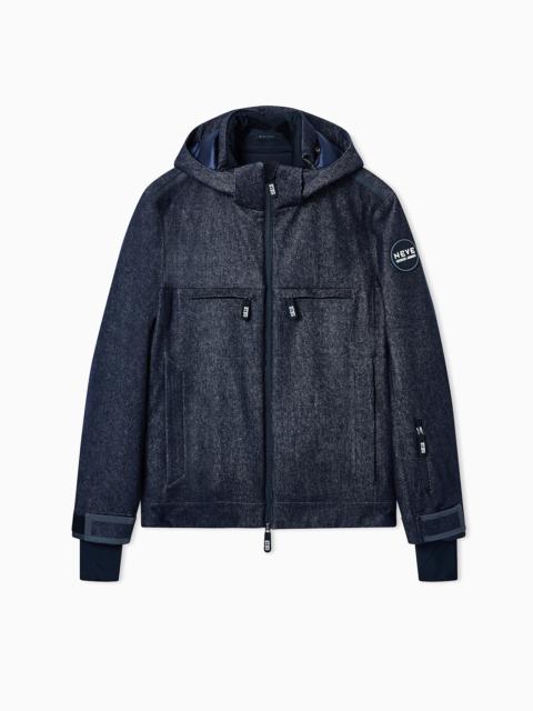GIORGIO ARMANI INSULATED WATER-REPELLENT WOOL SKI JACKET FROM