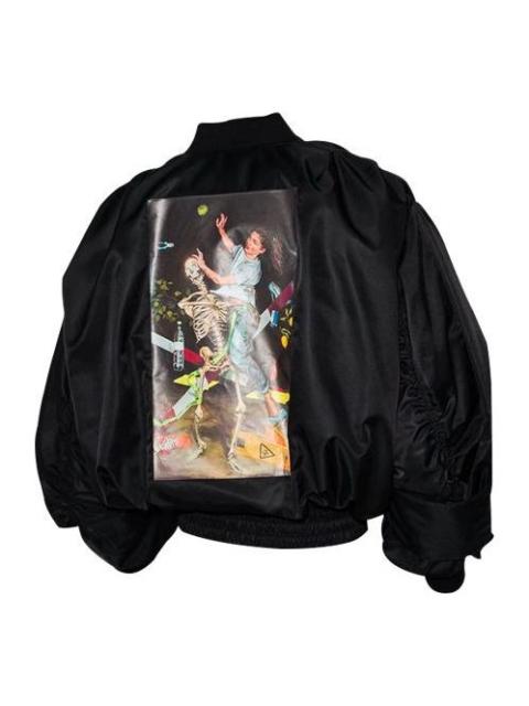 Off-White Off-White Pascal Applique Pilot Jacket Men's Black OMEH020F20FAB0011010