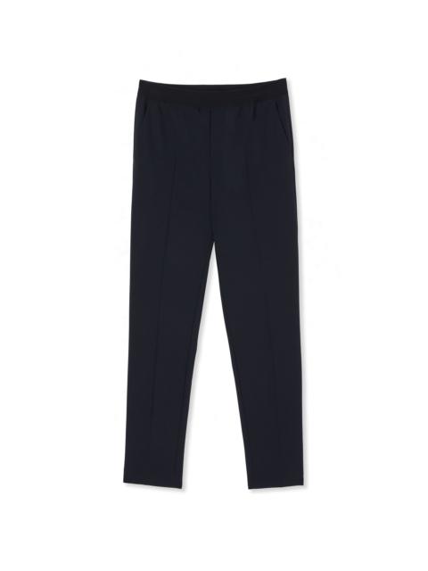 Fresh wool pants with logoed elastic waistband