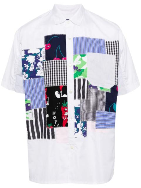 Junya Watanabe MAN Cotton Broad Multi Fabrics Shirt
