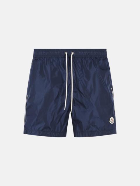 Moncler NAVY POLYAMIDE SWIMSUIT