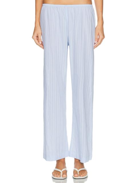 DONNI. The Eyelet Pop Simple Crop Pant