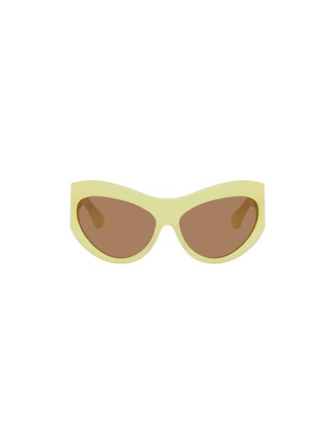 PORT TANGER SSENSE Exclusive Yellow Darya Sunglasses