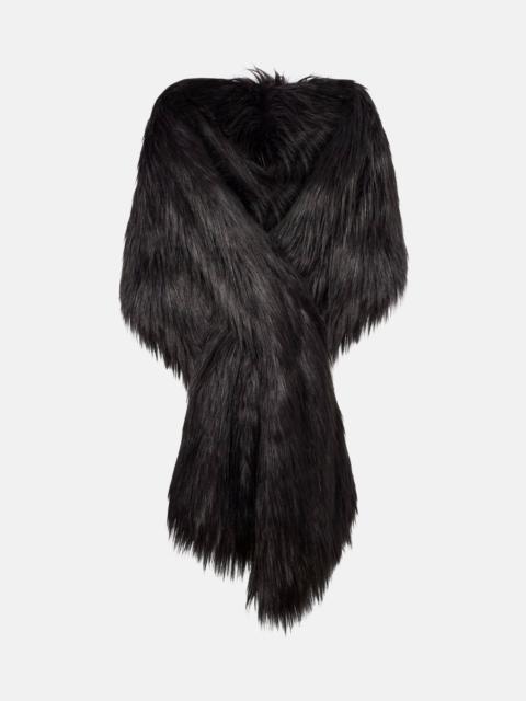 GOLDBERGH Regina faux fur scarf