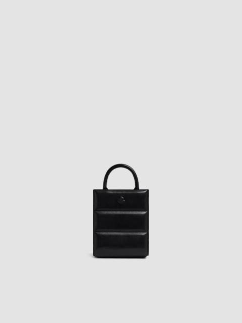 【MONCLER】DOUDOUNE LEATHER MINI TOTE BAG Moncler Doudoune Leather Mini Tote Bag | REVERSIBLE