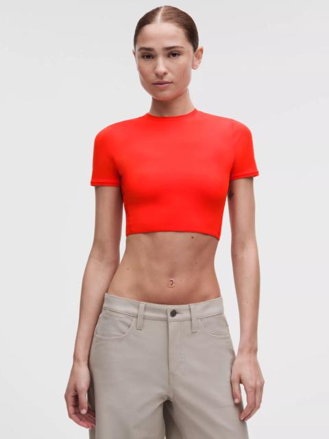 lululemon Wundermost Ultra-Soft Nulu Crewneck Cropped T-Shirt